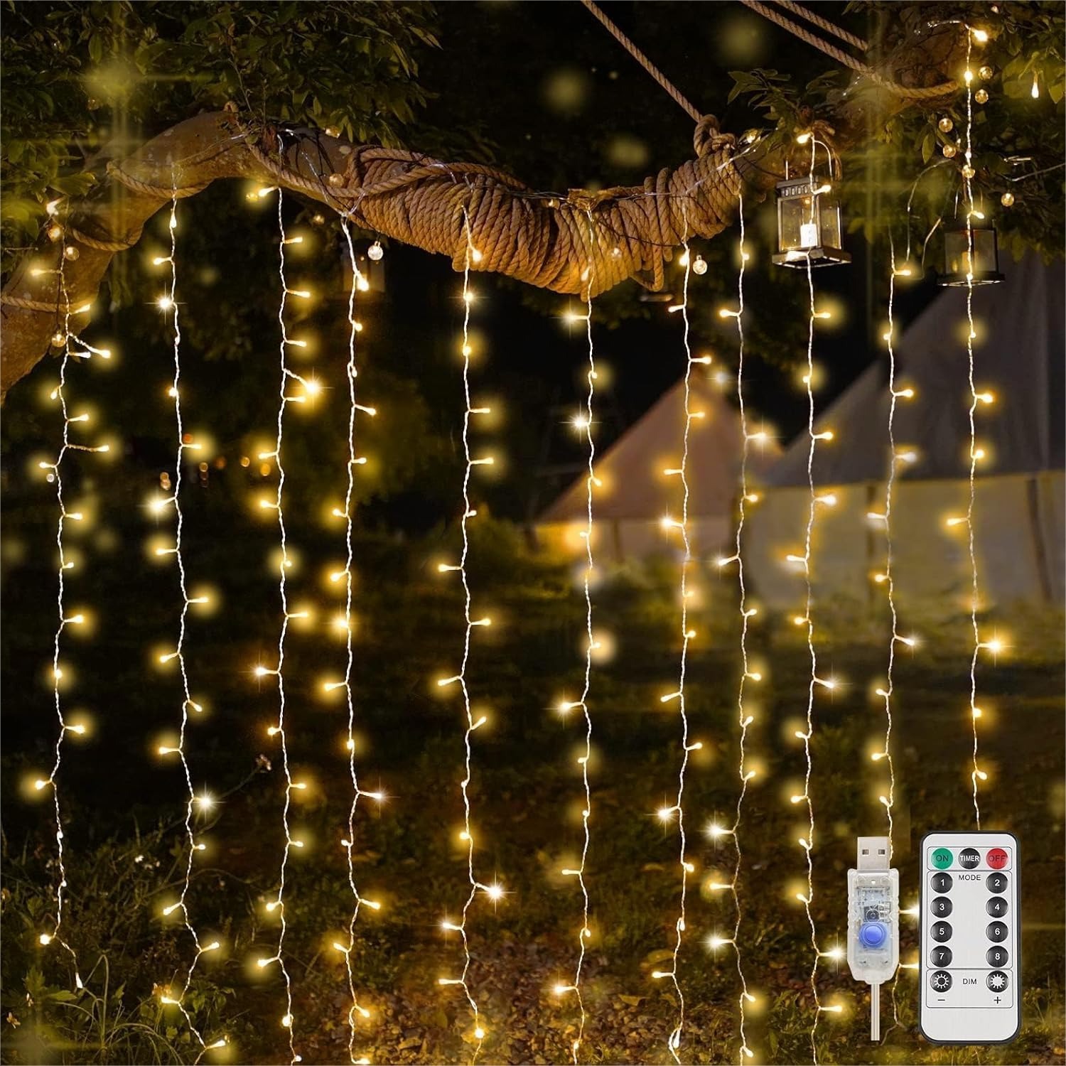 Wedding Led - Curtain Lights For Bedroom 200 Led