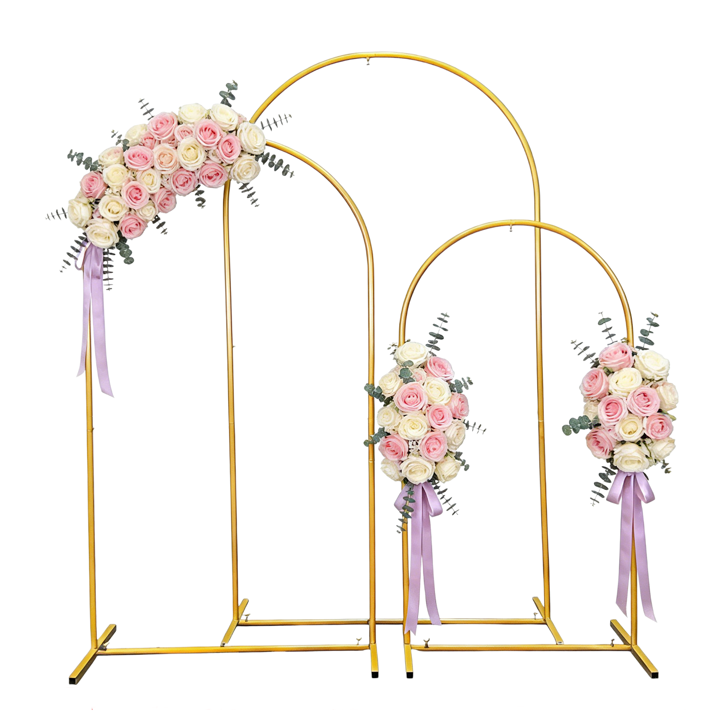 Wedding Balloon Arch - Metal Gold Wedding Arch Stand 1PCS