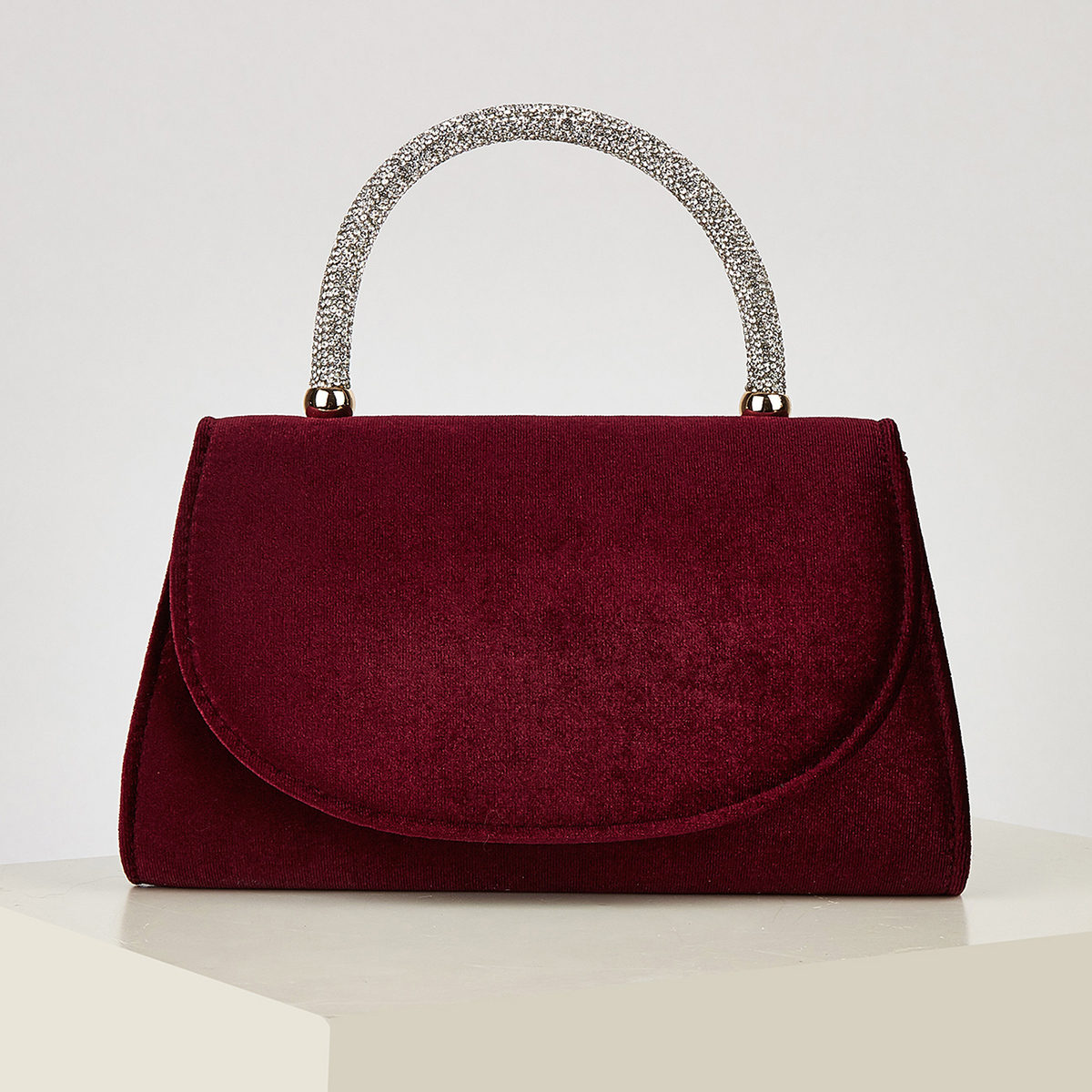 Wedding Dress Supply - Women's Evening Bag, Faux Suede Solid