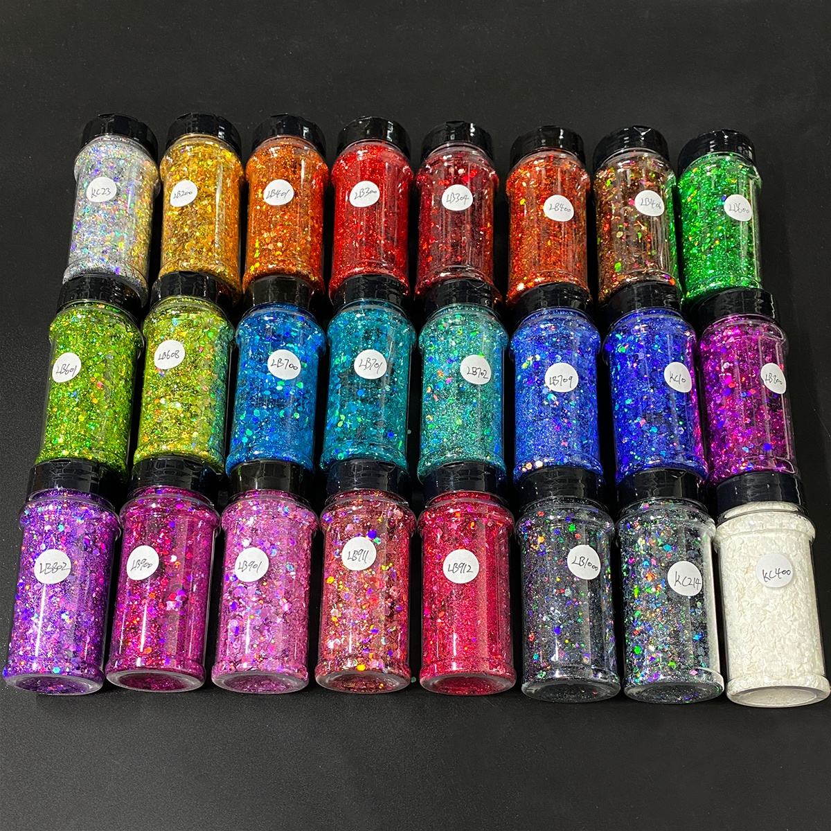 Wedding Supply Warehouse - US Warehouses 24 Colors Laser Glitter