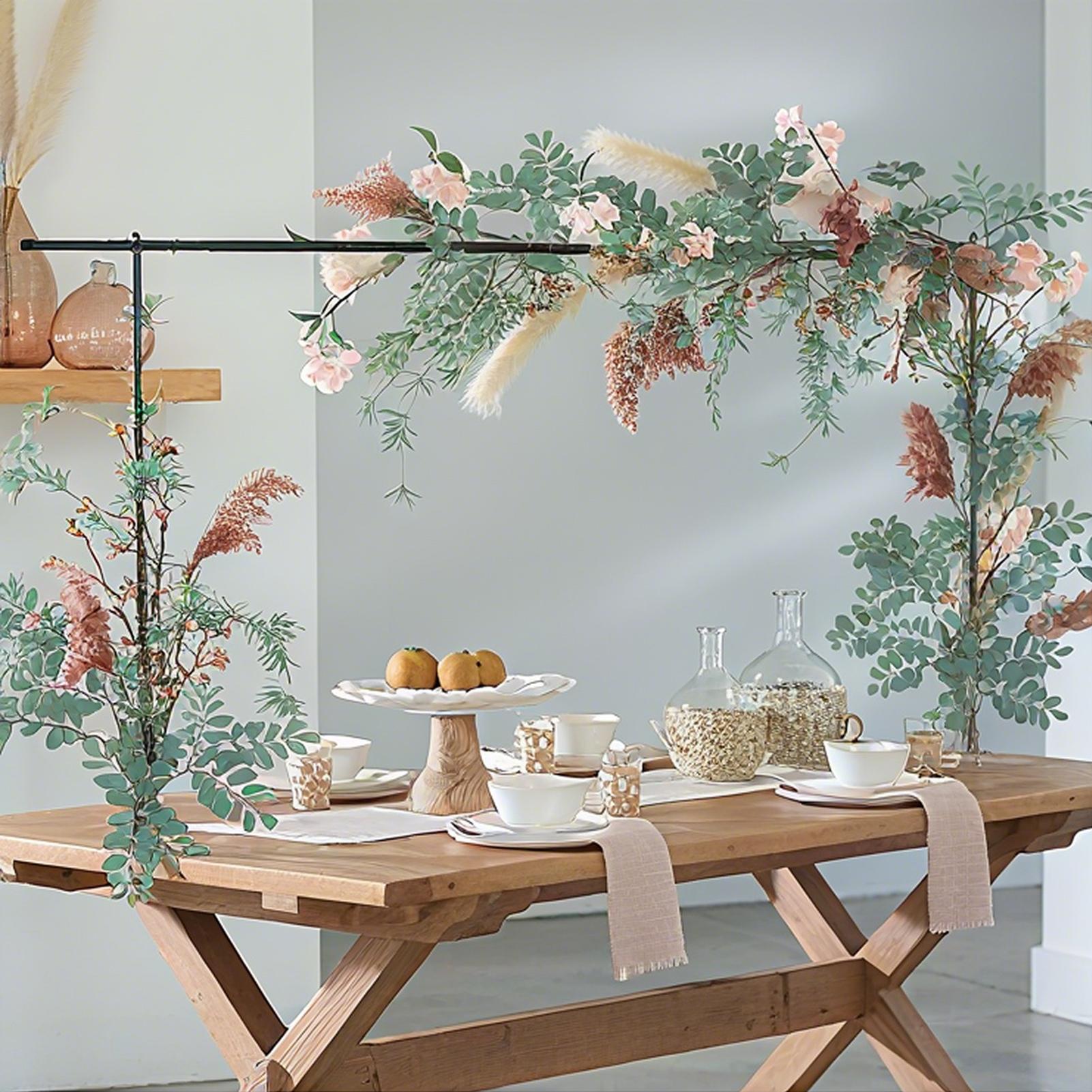 Wedding Balloon Arch - Table Rod Stand with Clamps, Adjustable