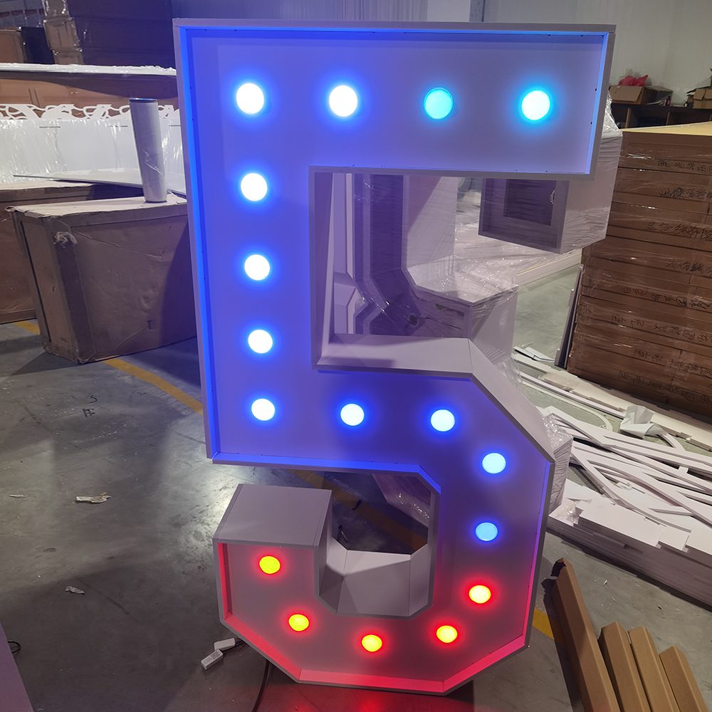 Wedding Supply Rentals - Customized Number Letter Design Led 5