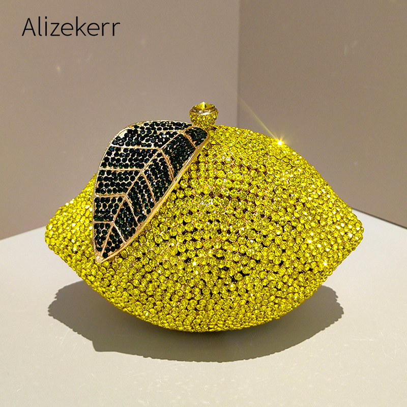 Wedding Vendor - Alizekerr Lemon Shaped Diamond Evening Bags