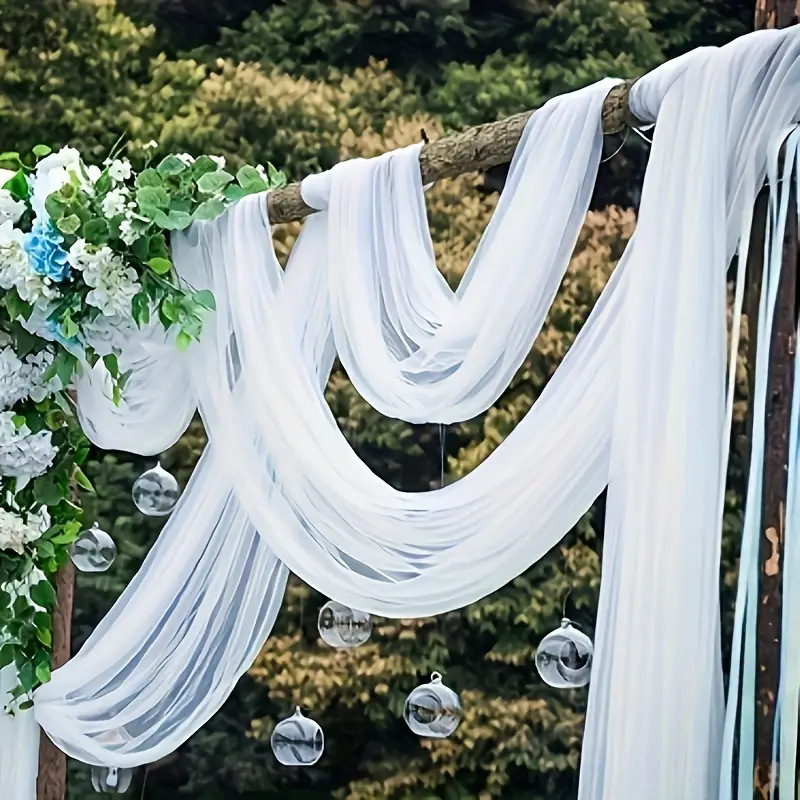 5/10M Sheer Crystal Wedding Tu - огляд і ціна Chair Sash Organza