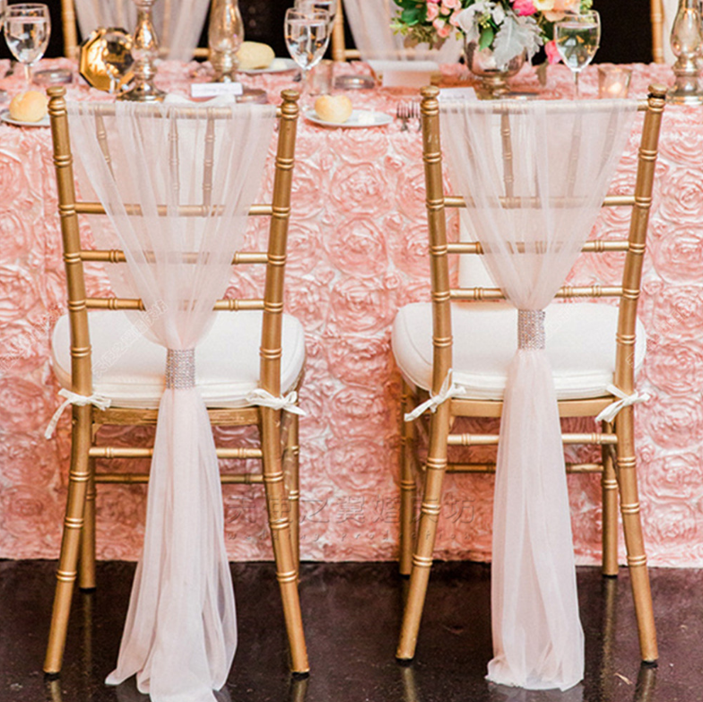10pcs Wedding Chair Cover Sash - огляд і ціна Chair Sash Organza