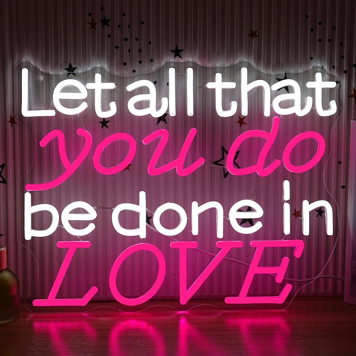 Let All That You Do Be Done In - огляд і ціна Wedding Led