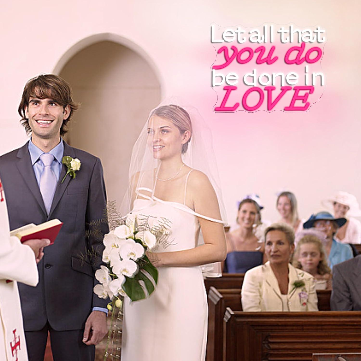 Let All That You Do Be Done In - огляд і ціна Wedding Led