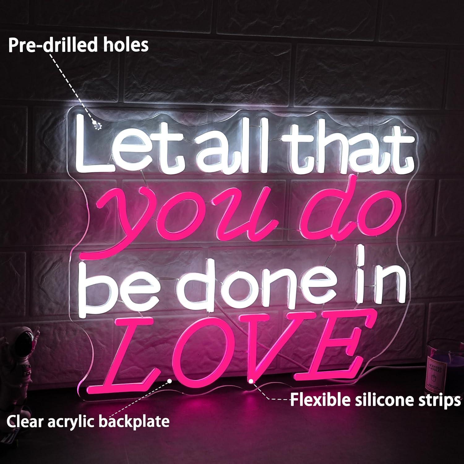 Let All That You Do Be Done In - огляд і ціна Wedding Led