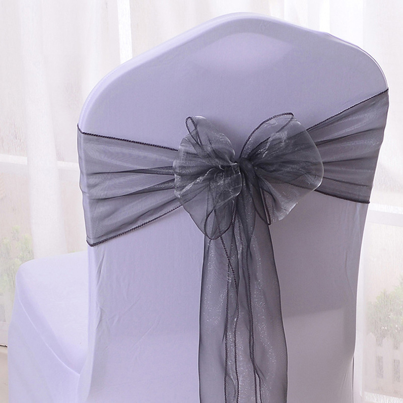 50/100pcs High Quality Sash Or - огляд і ціна Chair Sash Organza