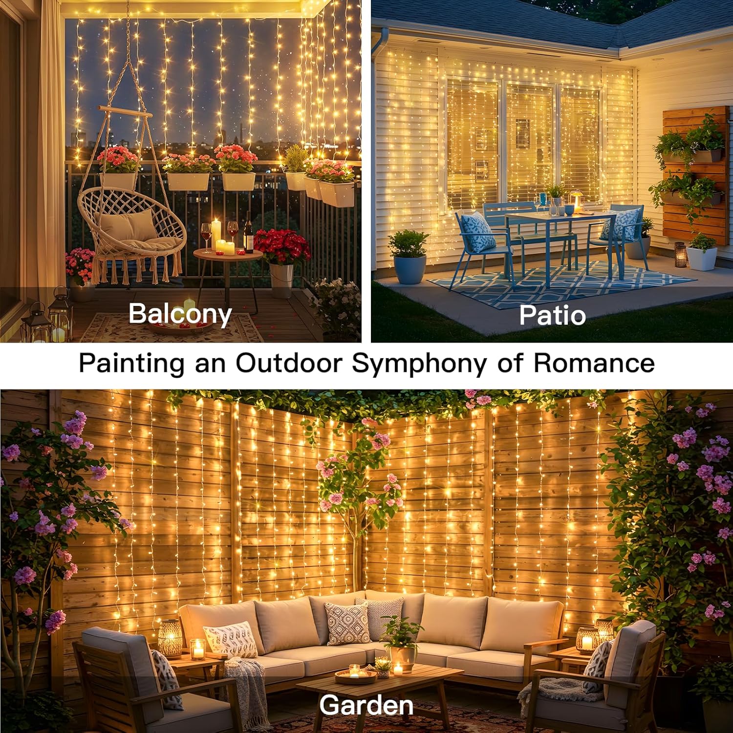 Curtain Lights For Bedroom 200 - огляд і ціна Wedding Led