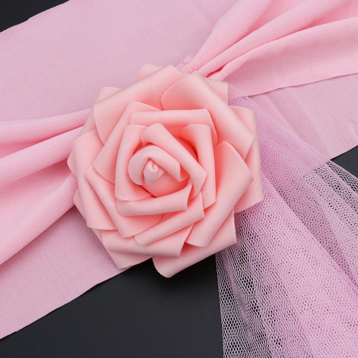 Chair Sashes for Wedding Pink  - огляд і ціна Chair Sash Organza