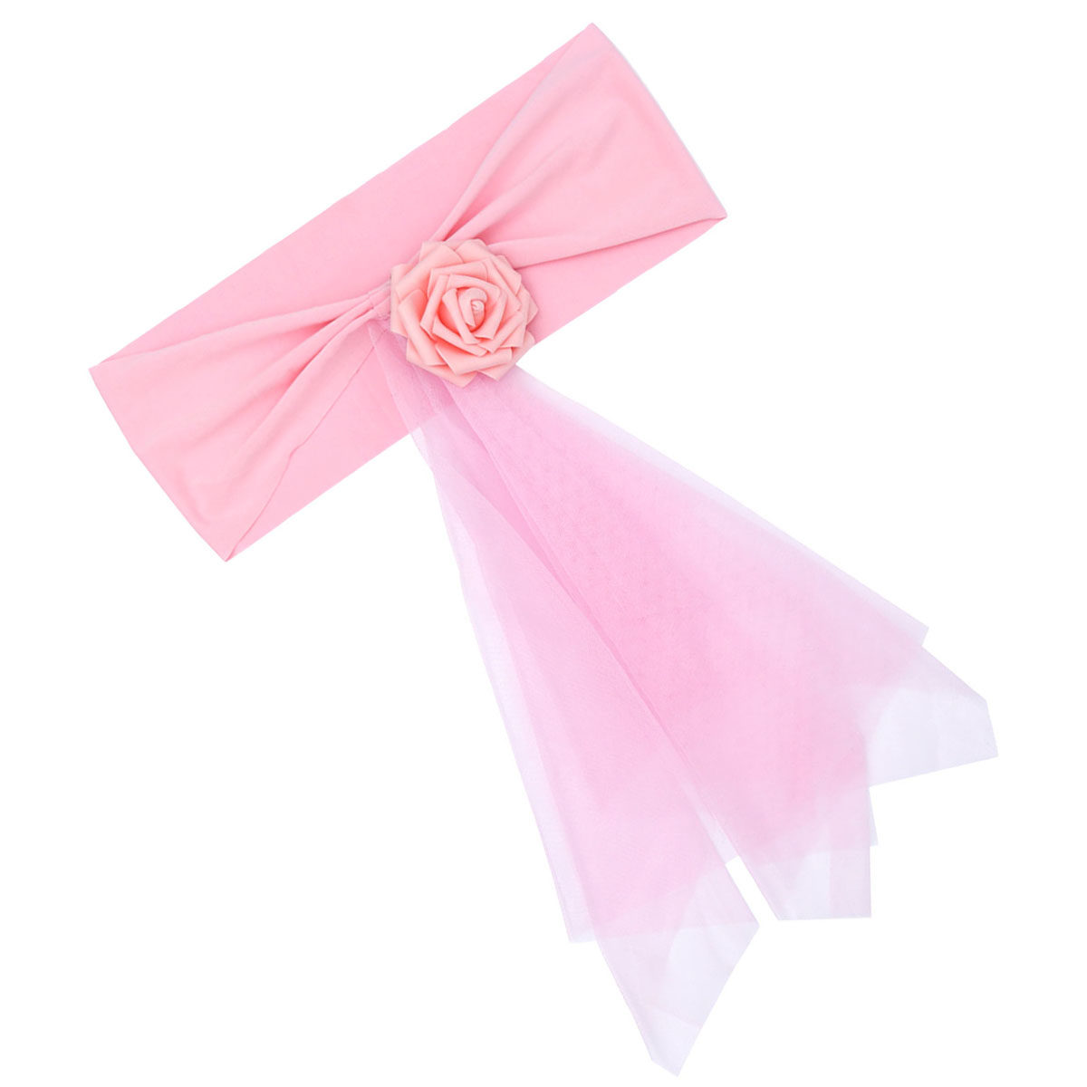 Chair Sashes for Wedding Pink  - огляд і ціна Chair Sash Organza