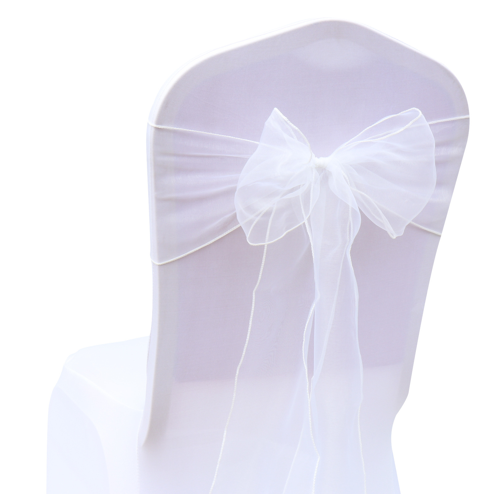 10/100PCS Elegant Organza Chai - огляд і ціна Chair Sash Organza
