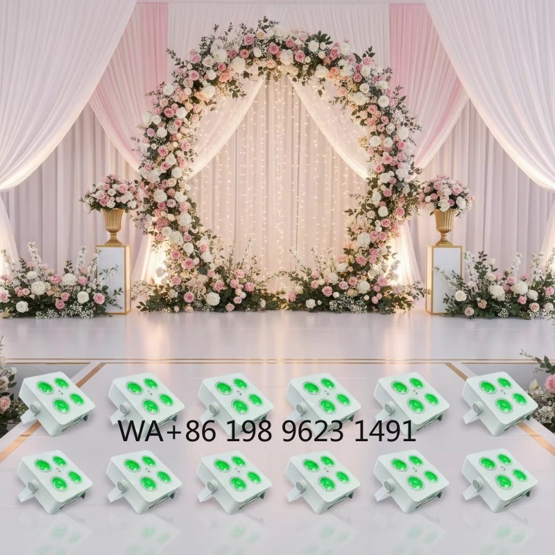 4X18W RGBWA+UV 6IN1 Mini Wirel - огляд і ціна Wedding Led