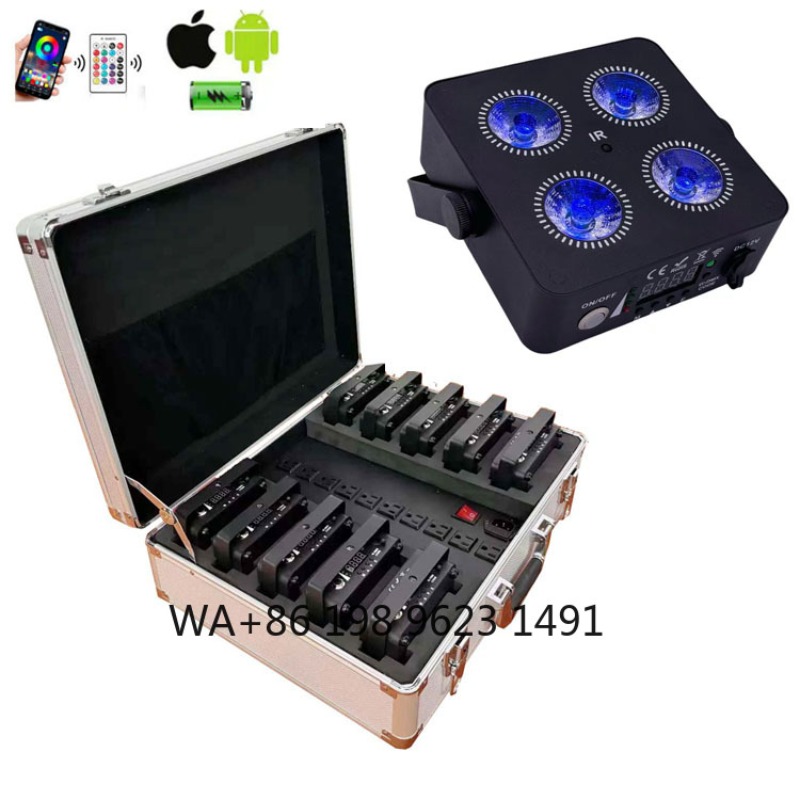 4X18W RGBWA+UV 6IN1 Mini Wirel - огляд і ціна Wedding Led