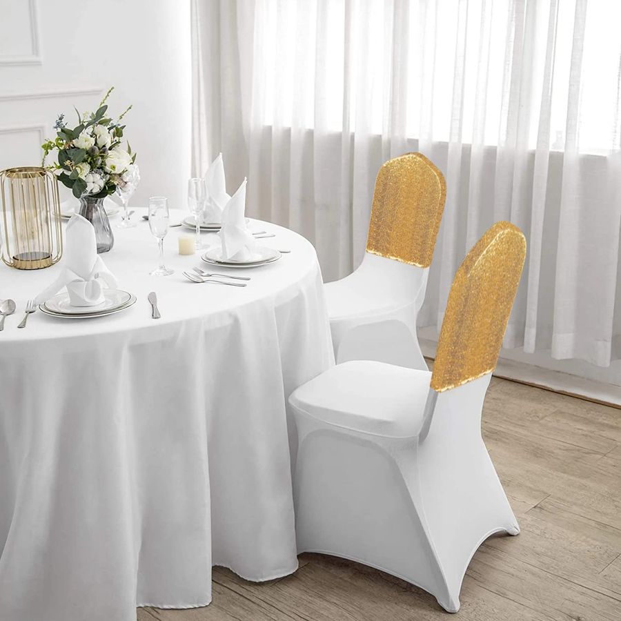 Chair Back Covers, 10 PCS Glit - огляд і ціна Chair Sash Organza