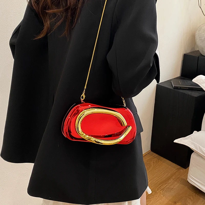 Gold Closure Box Clutch Bag wo - огляд і ціна Wedding Vendor