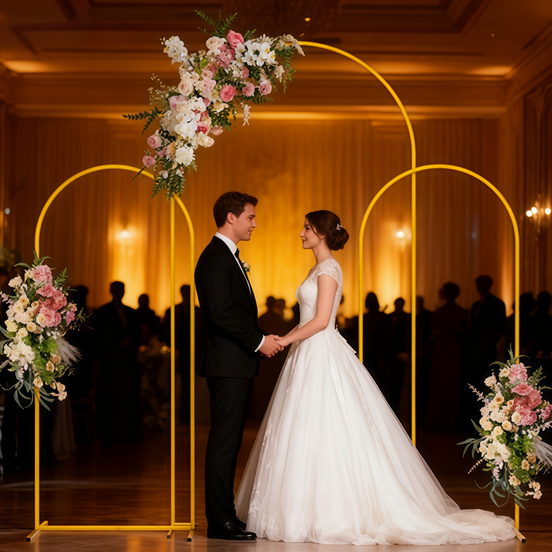 Metal Wedding Arch Background  - огляд і ціна Wedding Balloon Arch