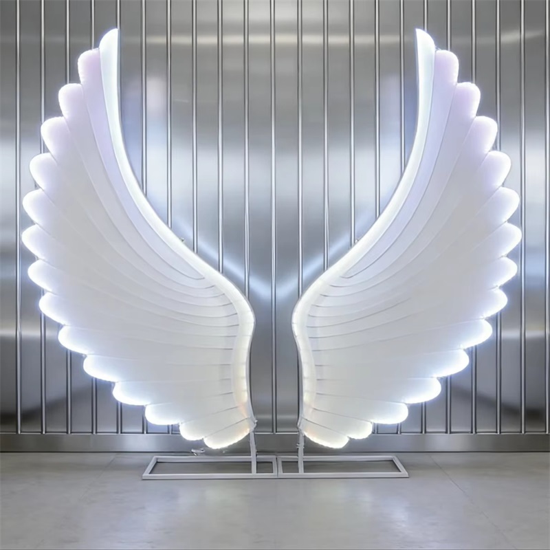 Glowing Angel Wings Light Prop - огляд і ціна Wedding Led