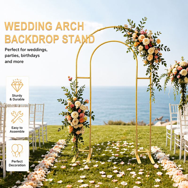 Open Arch Backdrop Stand, Doub - огляд і ціна Wedding Balloon Arch