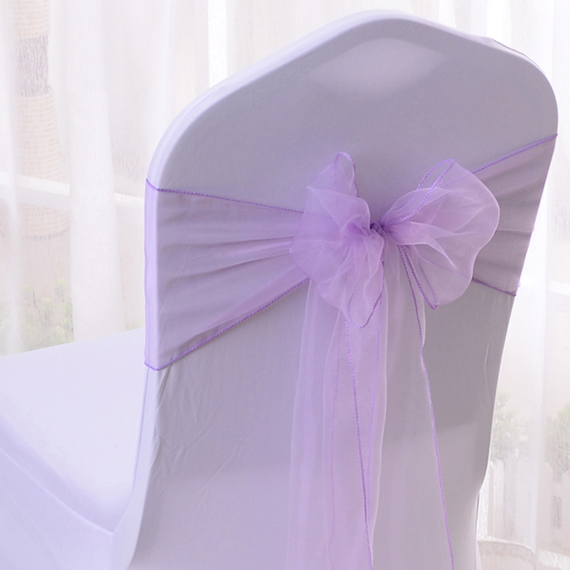 50/100PCS 17x275cm Organza Wed - огляд і ціна Chair Sash Organza