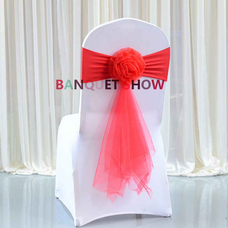 Wedding Banquet Stretch Chair  - огляд і ціна Chair Sash Organza
