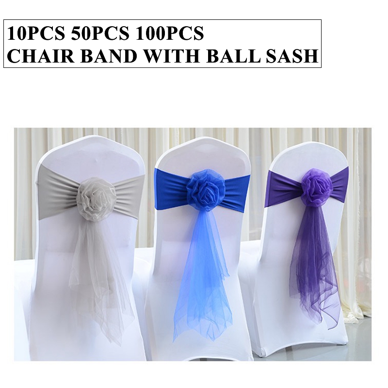 Wedding Banquet Stretch Chair  - огляд і ціна Chair Sash Organza