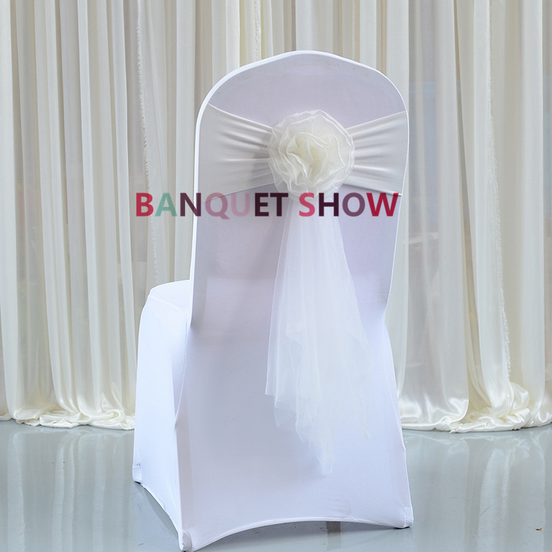 Wedding Banquet Stretch Chair  - огляд і ціна Chair Sash Organza