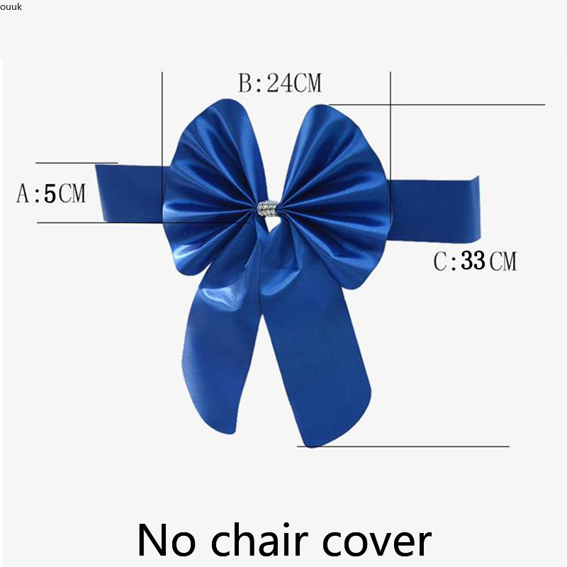 10pcs Burgundy & Royal Blue El - огляд і ціна Chair Sash Organza