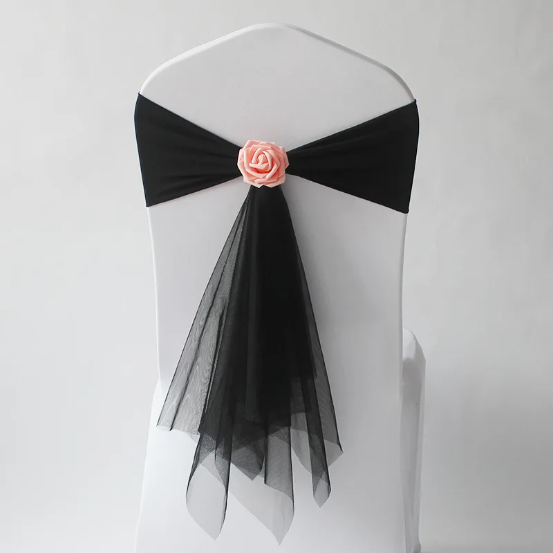Wedding Decoration Spandex Cha - огляд і ціна Chair Sash Organza