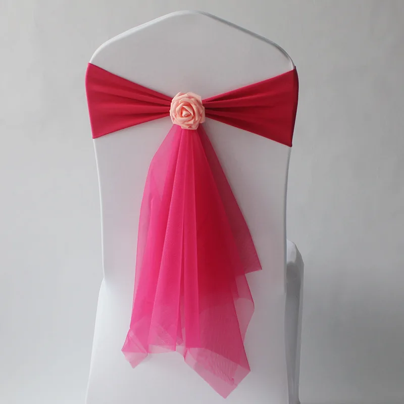Wedding Decoration Spandex Cha - огляд і ціна Chair Sash Organza