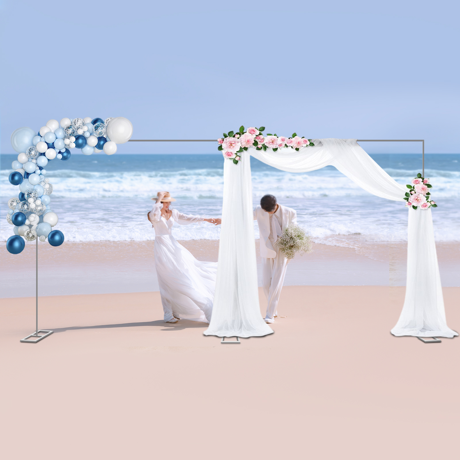 6X3M Wedding Arches Square Bac - огляд і ціна Wedding Balloon Arch
