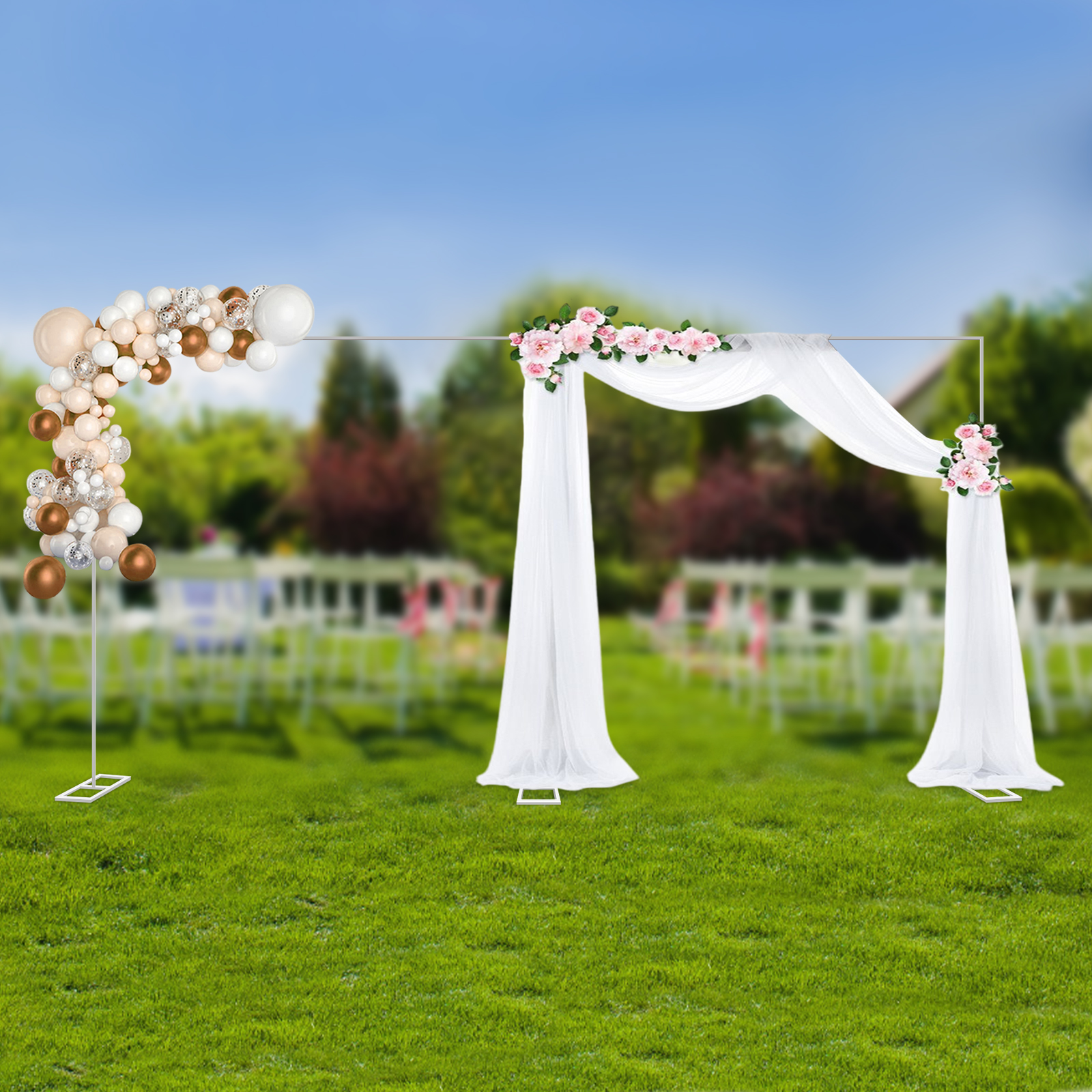 6X3M Wedding Arches Square Bac - огляд і ціна Wedding Balloon Arch