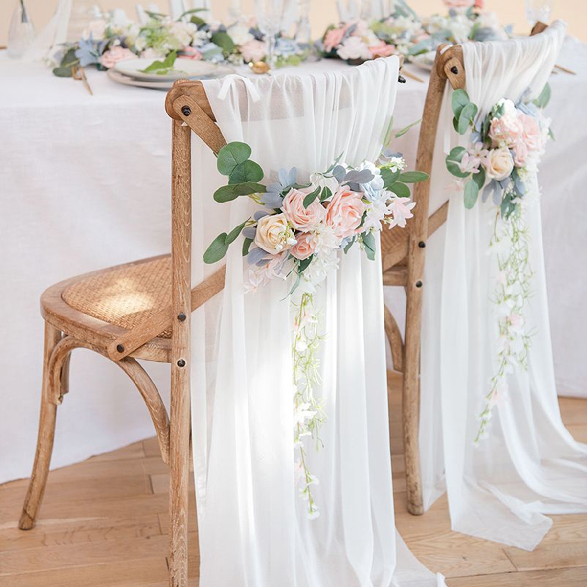 Wedding Organza Tulle Yarn Cry - огляд і ціна Chair Sash Organza