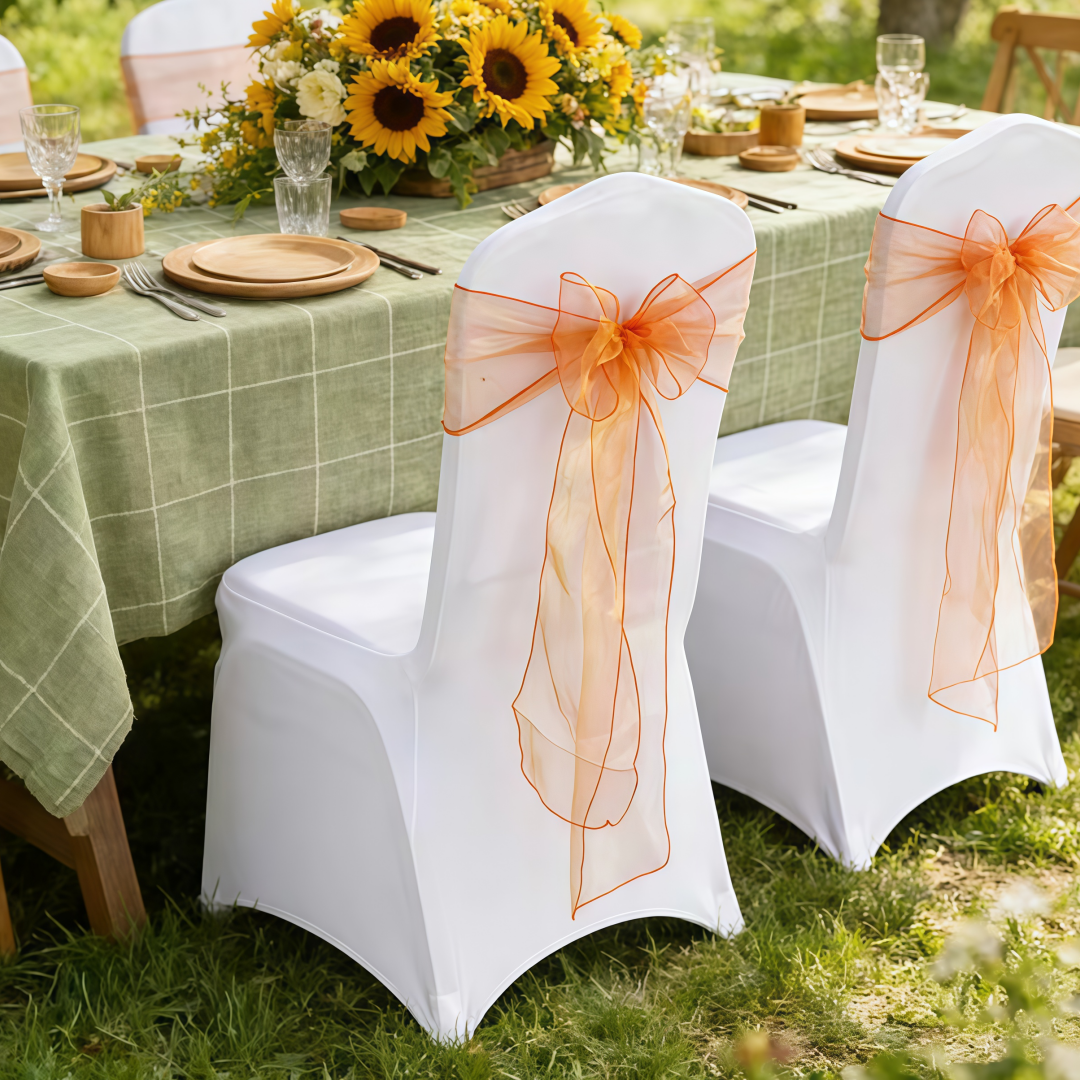 Wedding Chair Decoration Organ - огляд і ціна Chair Sash Organza