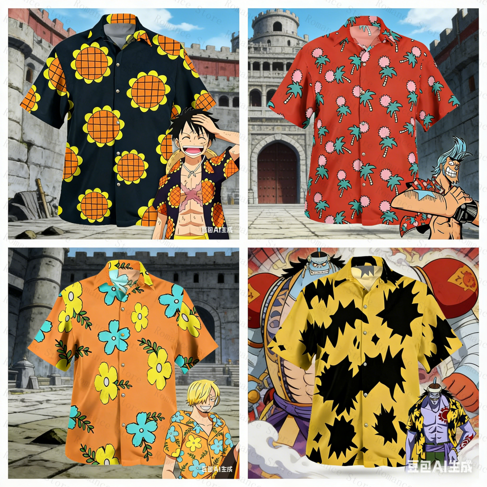 One Piece Luffy Hawaii Shirts  - огляд і ціна Good Floral & Wedding Decor Supply Photos