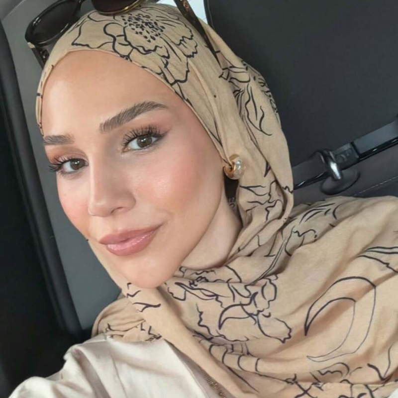 Ramadan Printed Chiffon Hijab  - огляд і ціна Good Floral & Wedding Decor Supply Photos