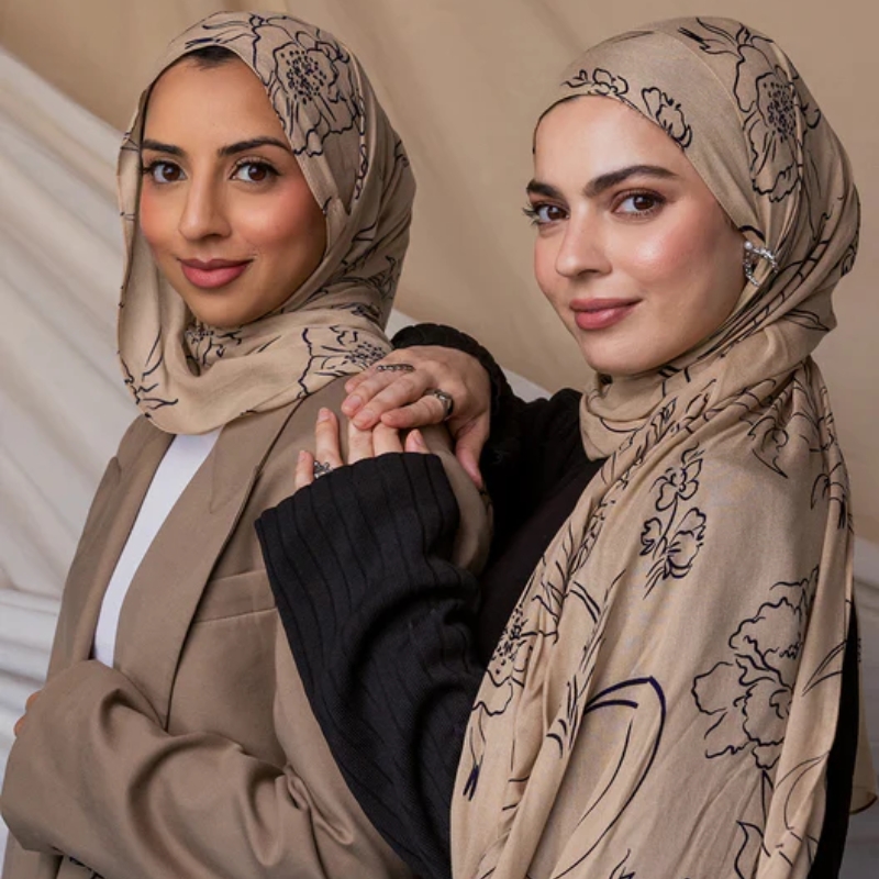 Ramadan Printed Chiffon Hijab  - огляд і ціна Good Floral & Wedding Decor Supply Photos