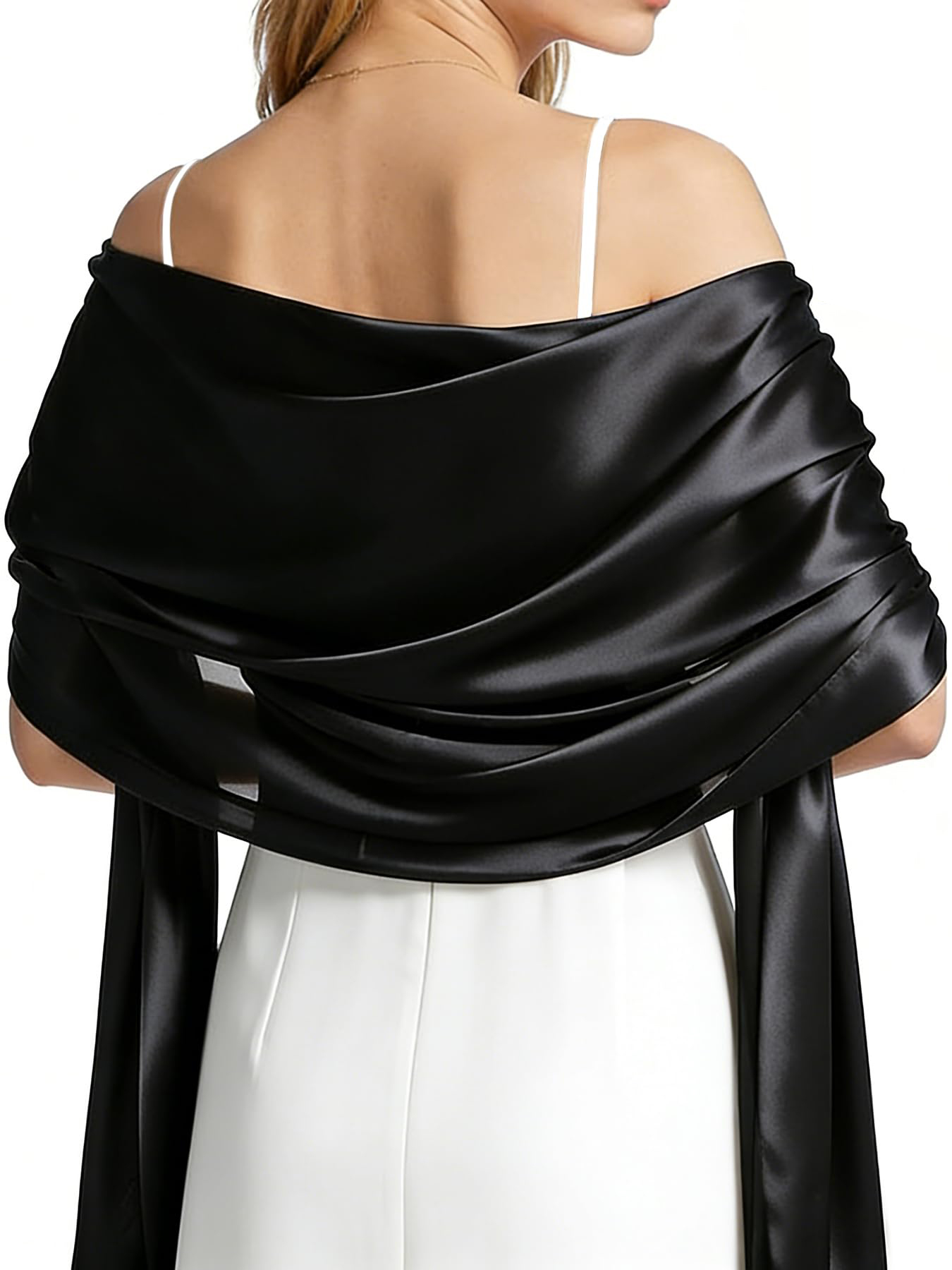 Satin Shawl Wraps for Women Ev - огляд і ціна Wedding Dress Supply