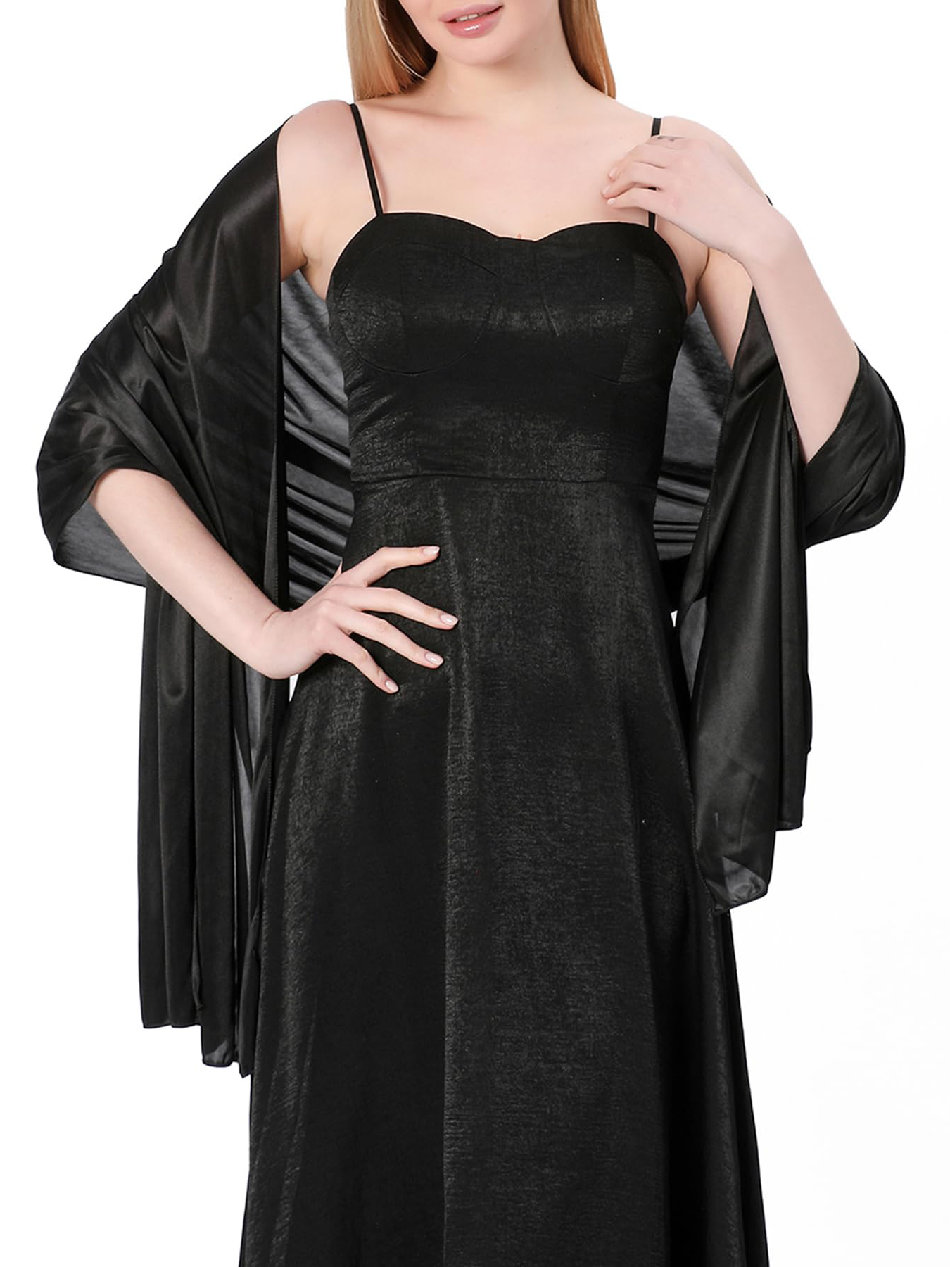 Satin Shawl Wraps for Women Ev - огляд і ціна Wedding Dress Supply