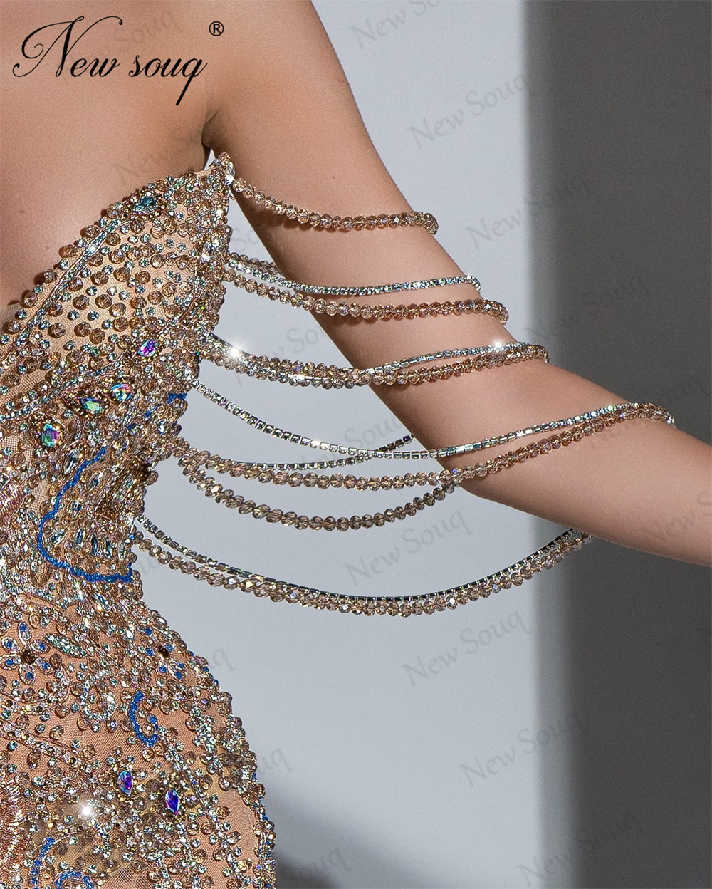 Hand Sew Beading Evening Dress - огляд і ціна Wedding Dress Supply
