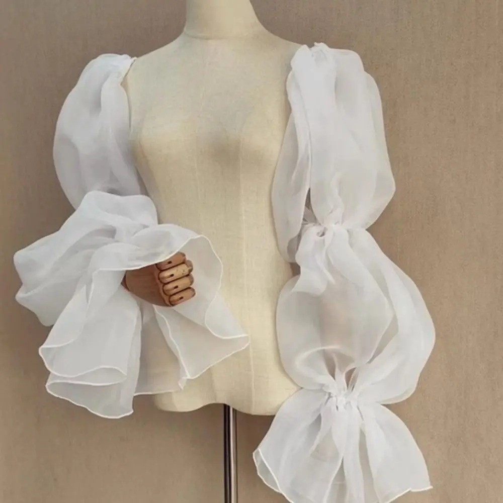 Elegant Puffy Wedding Arm Slee - огляд і ціна Wedding Dress Supply