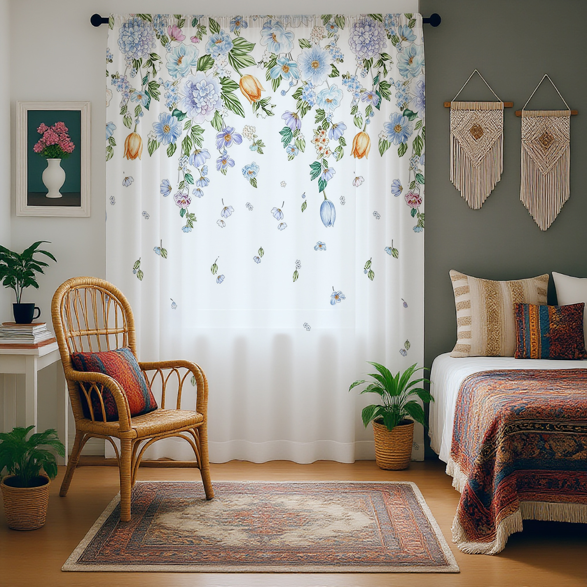 Floral Sheer Curtain, Good Qua - огляд і ціна Good Floral & Wedding Decor Supply Photos