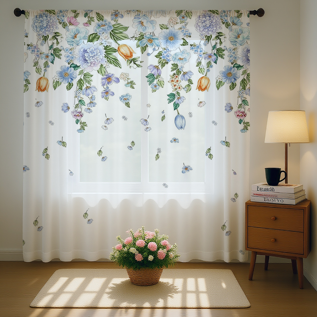 Floral Sheer Curtain, Good Qua - огляд і ціна Good Floral & Wedding Decor Supply Photos