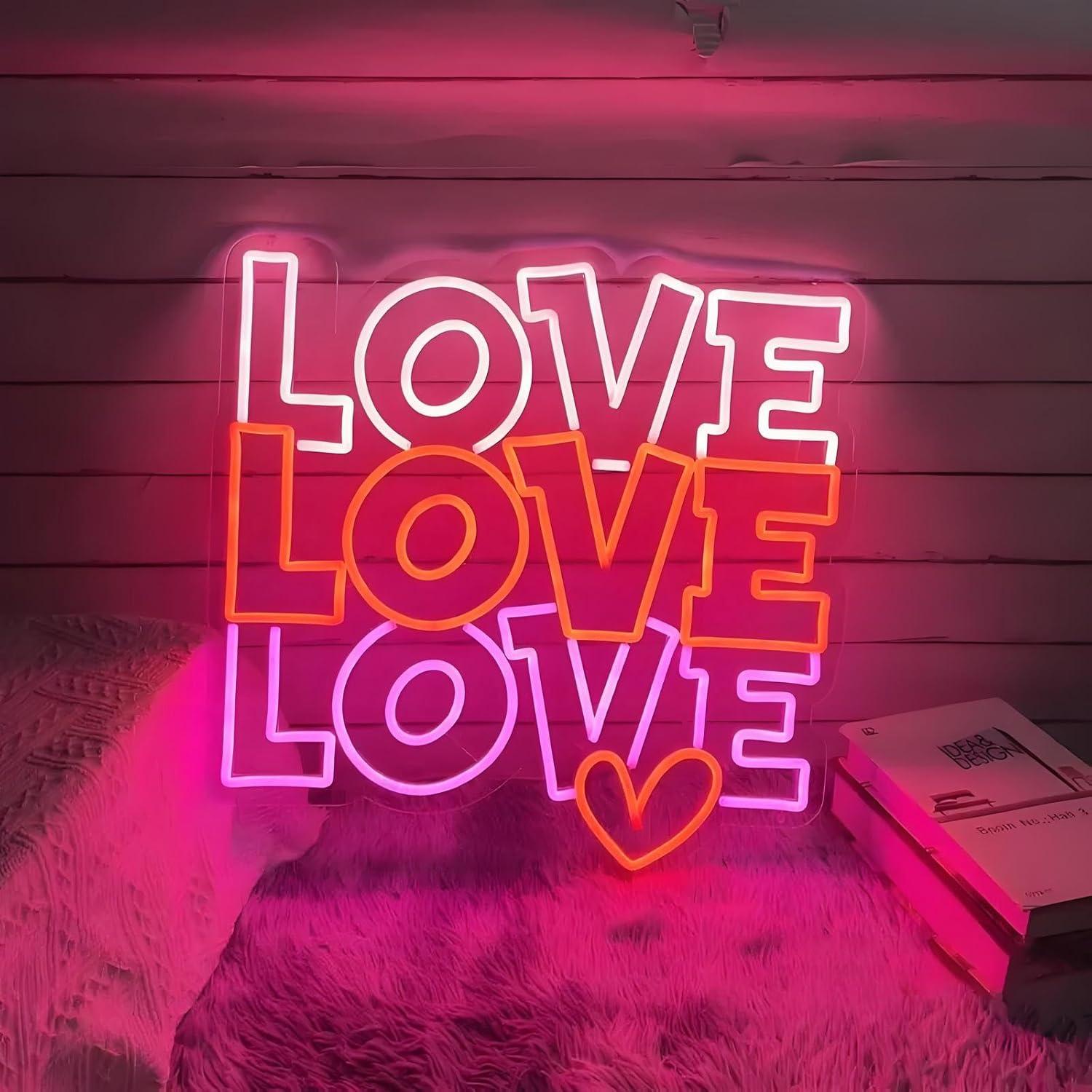 Love Neon Sign USB Dimmable LE - огляд і ціна Wedding Led