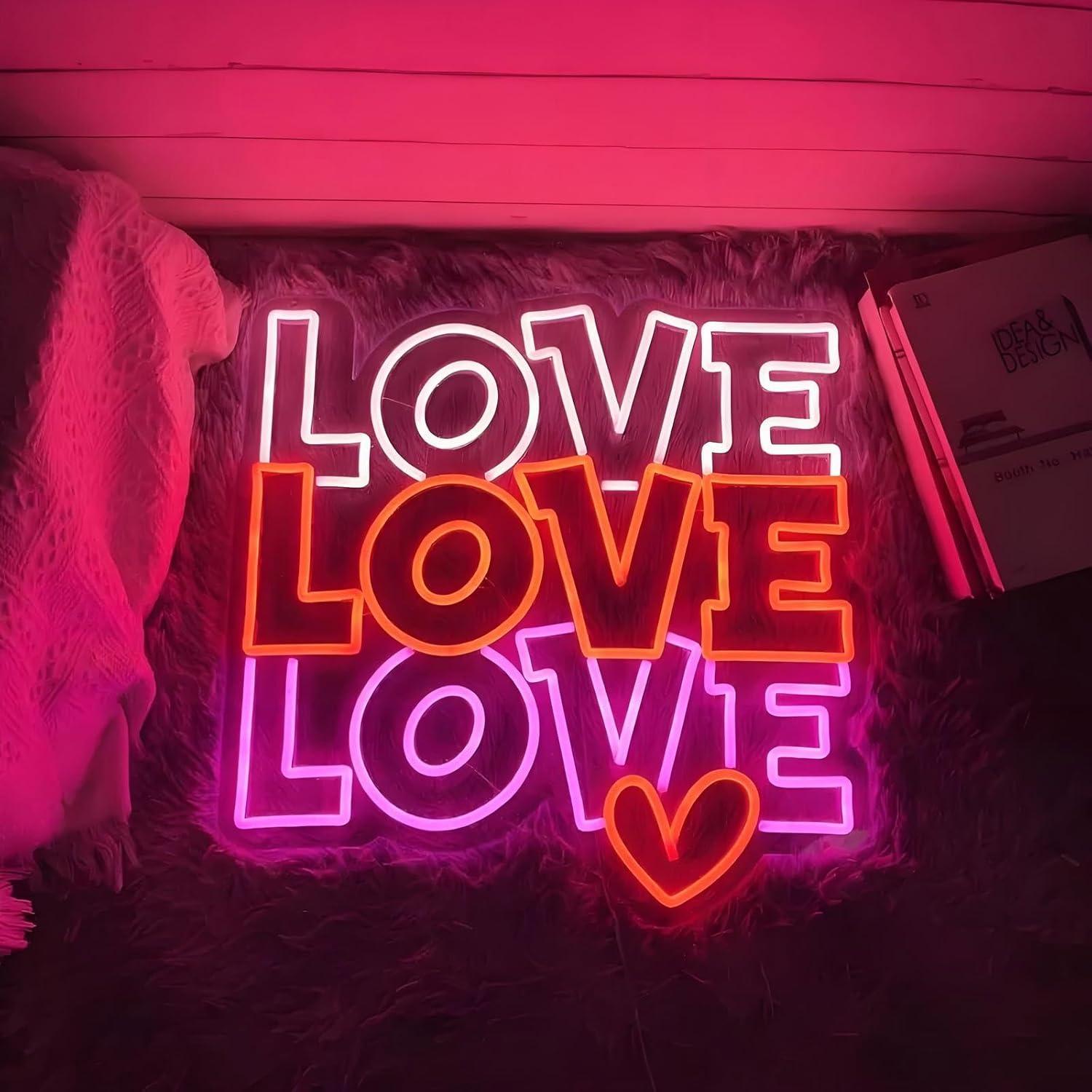 Love Neon Sign USB Dimmable LE - огляд і ціна Wedding Led