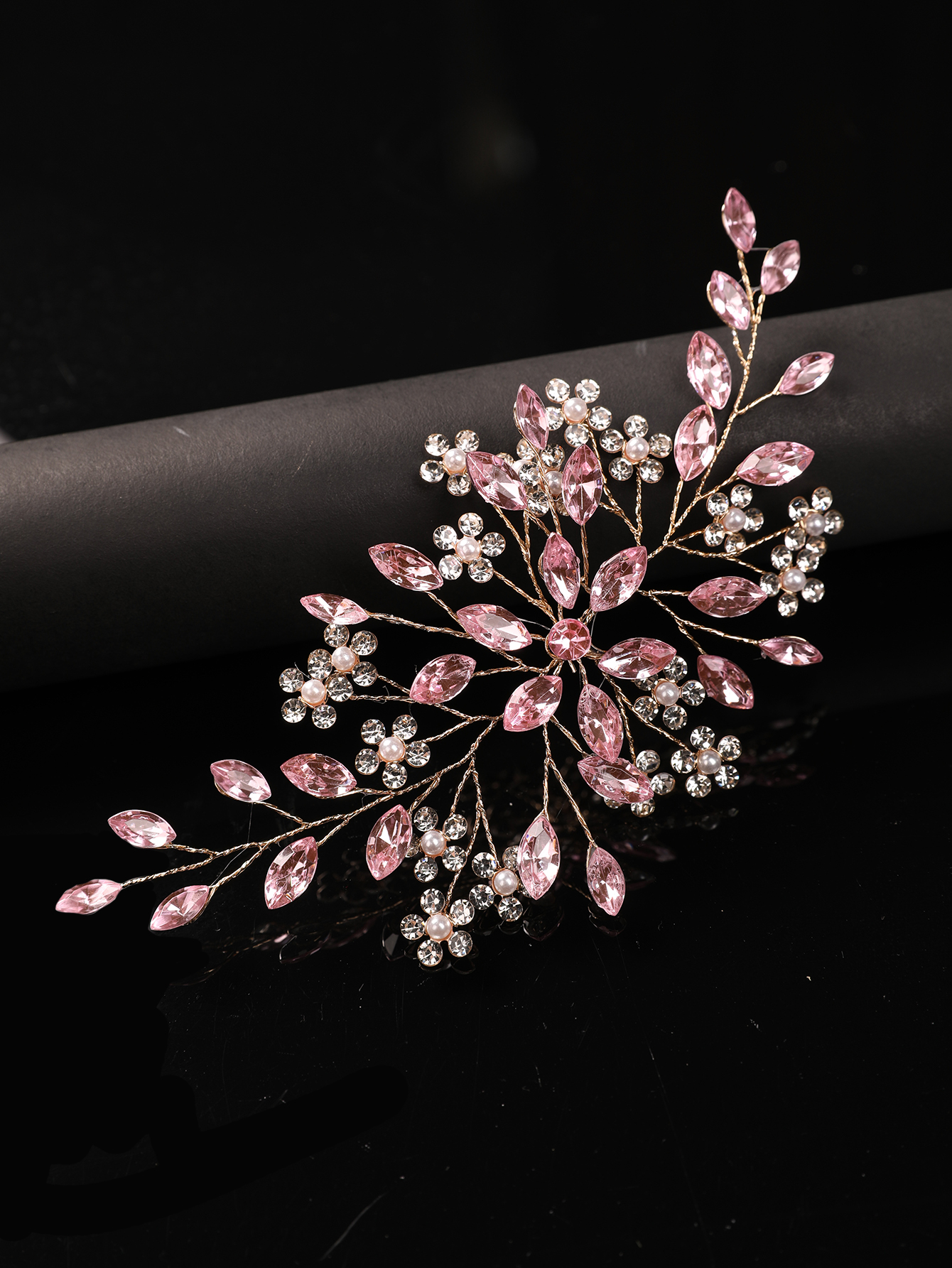 Soft Pink Crystal Bridal Headp - огляд і ціна Wedding Dress Supply