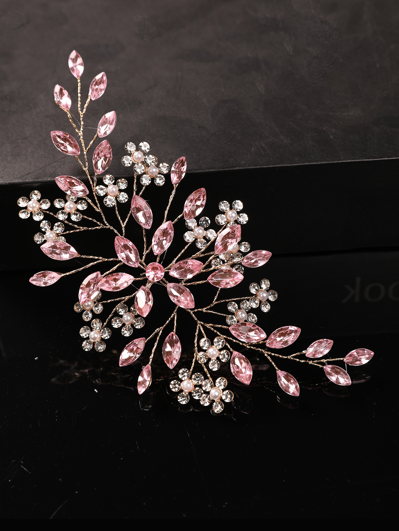 Soft Pink Crystal Bridal Headp - огляд і ціна Wedding Dress Supply