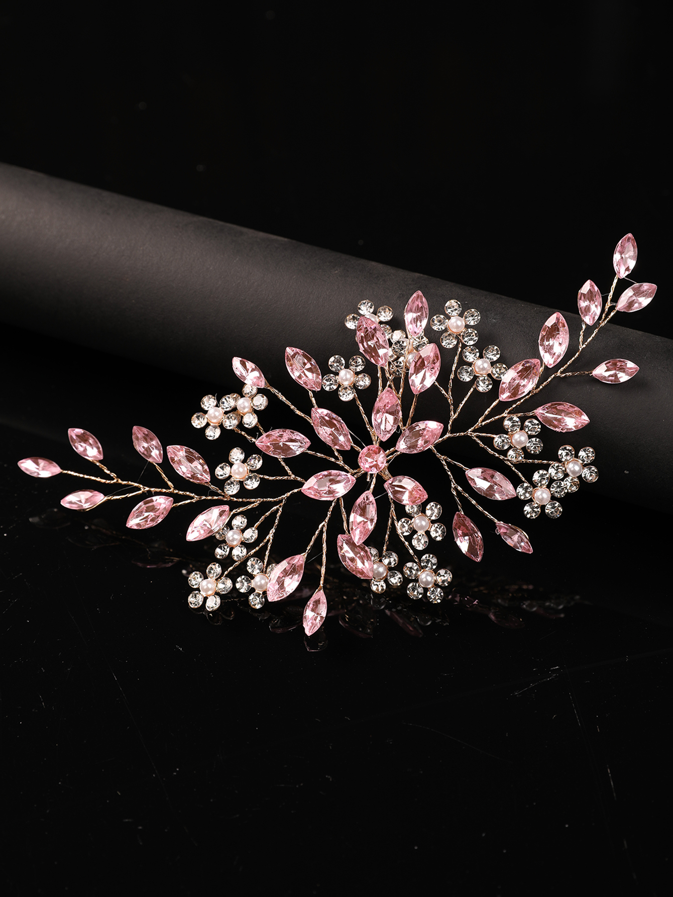 Soft Pink Crystal Bridal Headp - огляд і ціна Wedding Dress Supply