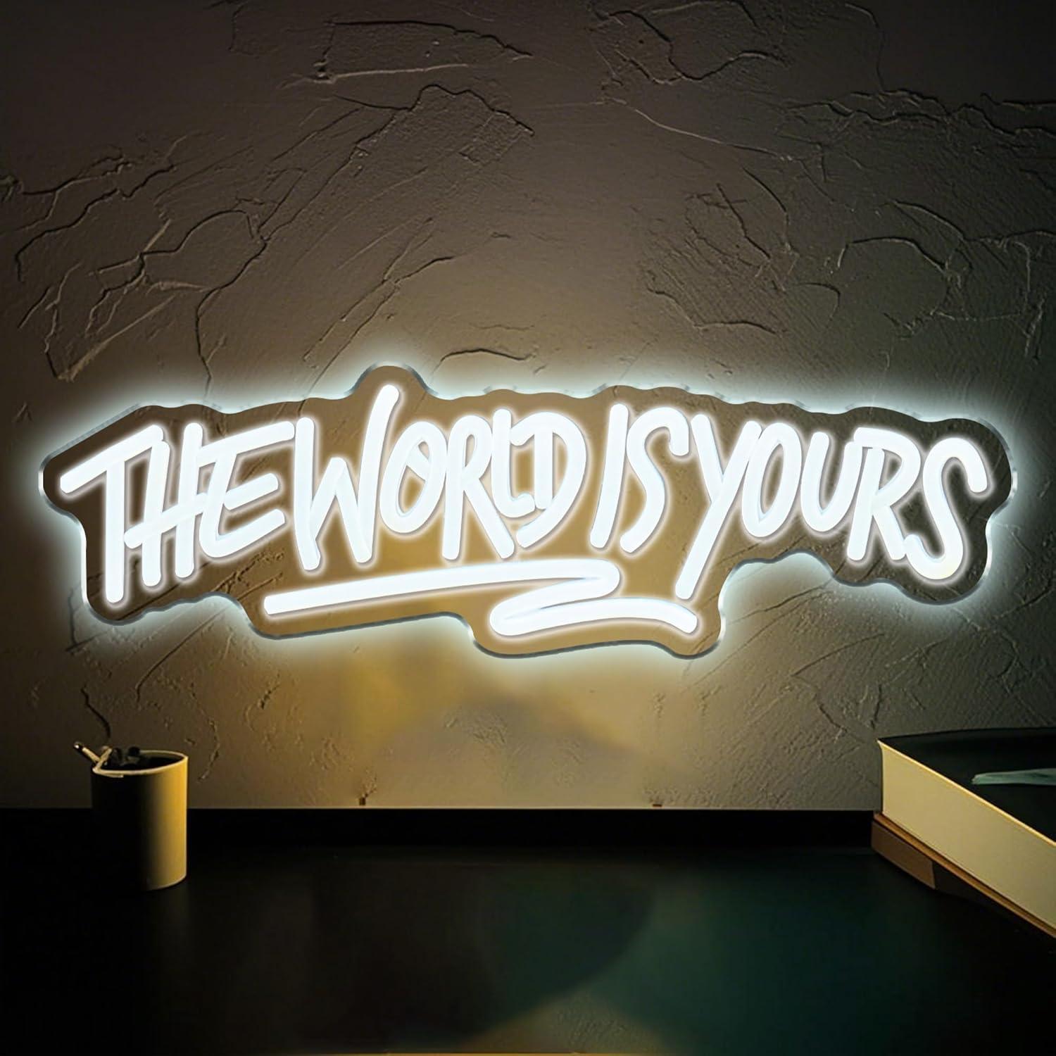 The World is Yours Neon Sign U - огляд і ціна Wedding Led